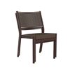 Woven Patio Armless Side Chair
