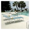 Senior Height  Armless Chaise Lounge