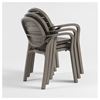 	Palma Dining Arm Chair Stackable Plastic Resin