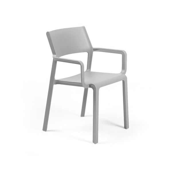 Trill Resin Dining Chair With Arms