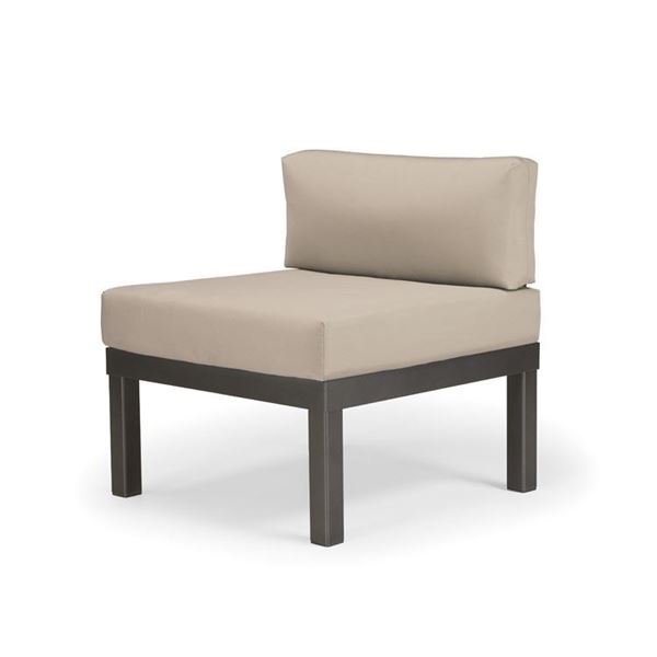 Cushion Armless Single Seat Chair