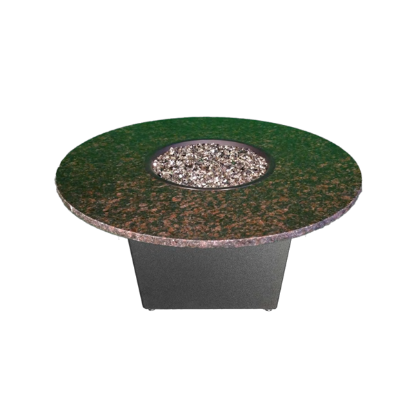 Large Round Dining Fire Pit Table