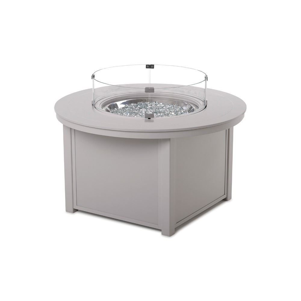 MGP Topped Round Fire Table - Pool Furniture Supply