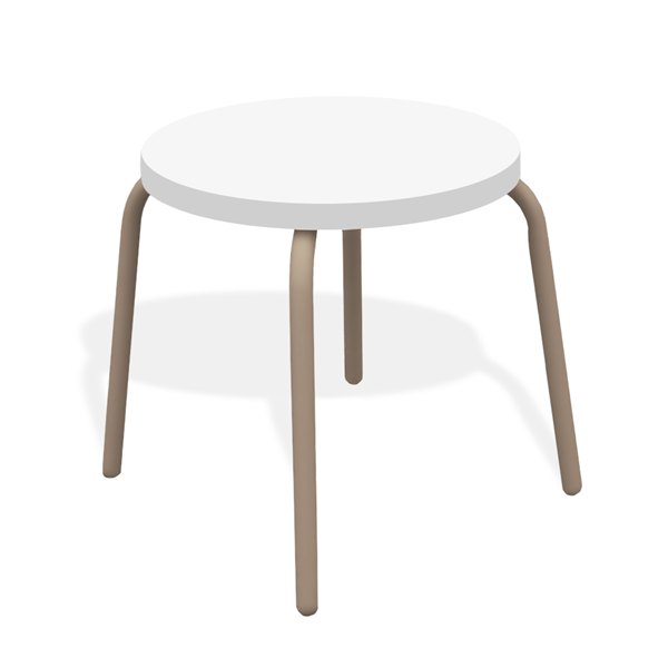 Stacking Fiberglass Round 18" H Pool Side Table	