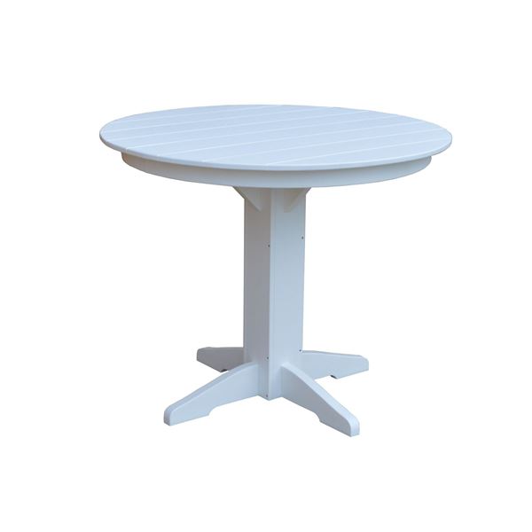 44" Round Counter Height Dining Table