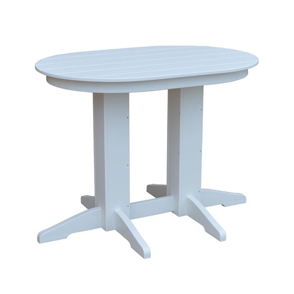Oval Counter Height Dining Table