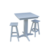 Square Traditional Bar Stool	