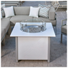 Raleigh Square Fire Pit Table With Marine Grade Polymer Top - 36" Or 42"
