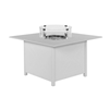 Raleigh Square Fire Pit Table With Marine Grade Polymer Top - 36" Or 42"