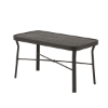 24" x 36” Rectangular Punched Aluminum Poolside Coffee Table in Napa