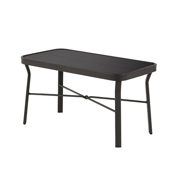 24" X 36” Avalon II Rectangular Aluminum Poolside Coffee Table