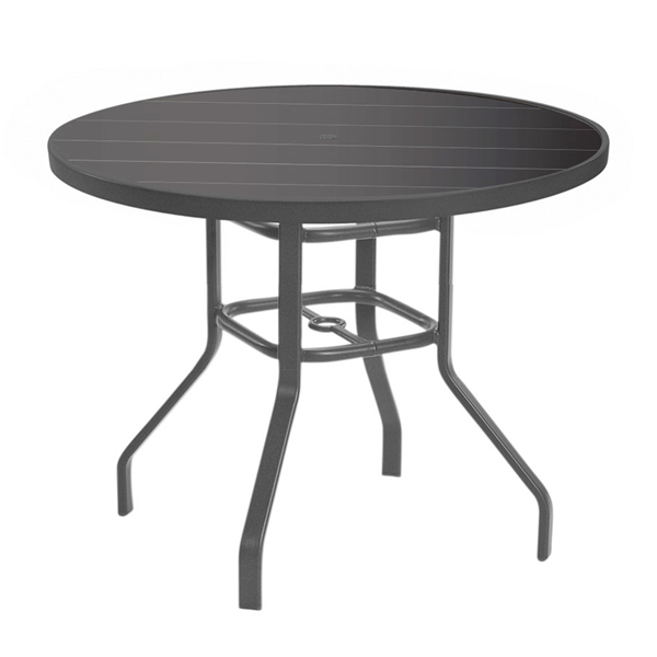 Avalon II Round Aluminum Balcony Dining Table - 36”, 42”, or 47” Diameters