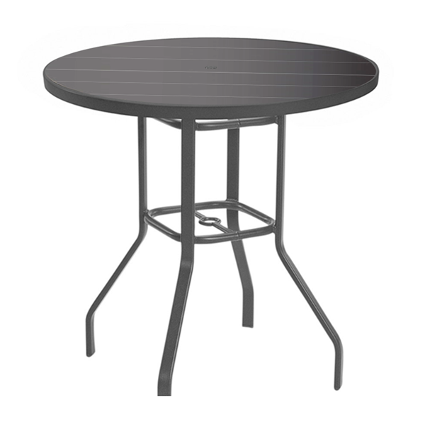 Avalon II Round Aluminum Bar Dining Table - 36”, 42”, or 47” Diameters