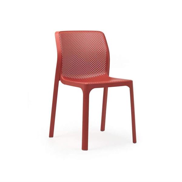 Picture of Bit Plastic Resin Dining Chair by Nardi - Stackable - 7.7 lbs.