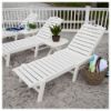 Armless Chaise Lounge With Wheels