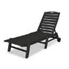 Armless Chaise Lounge With Wheels