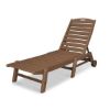 Armless Chaise Lounge With Wheels