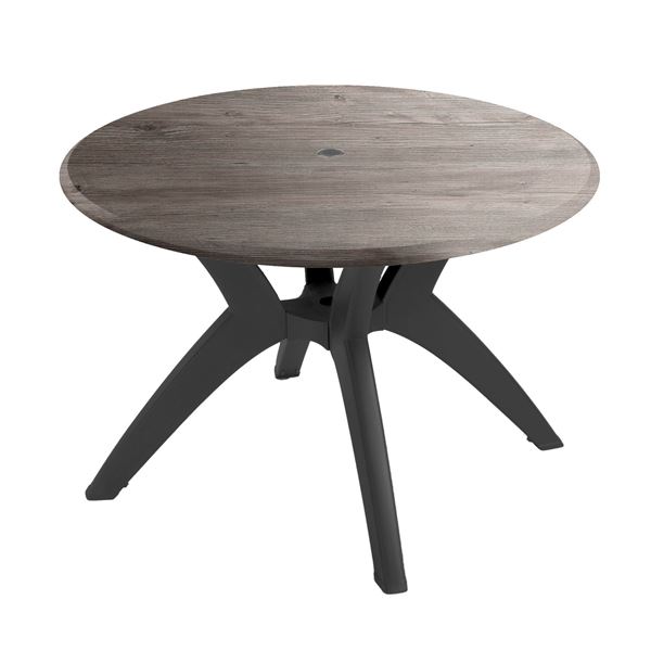 Melamine Table w/ Y-Leg Pedestal Base	