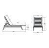 Pinehurst Lite Armless Chaise Lounge