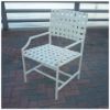 Brazil Crossweave Vinyl Strap Dining Chair