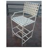 Brazil Crossweave Vinyl Strap Bar Chair 