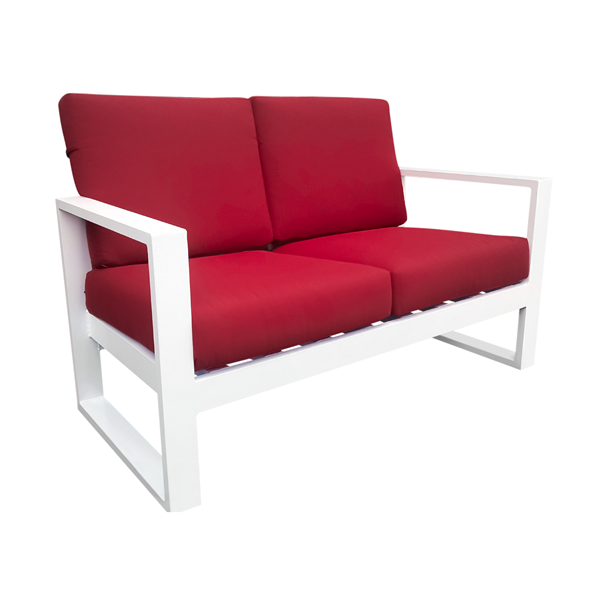 Heavy-Duty Hurricane Cushion Loveseat 