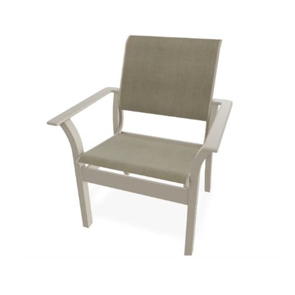 Dune Sling Stacking Arm Chair