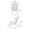 Sunrise Coast Modern Comfort Adirondack Chair	