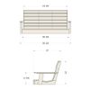 Sunrise Coast Porch Swing Bench 