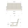 Sunrise Coast Porch Swing Bench 