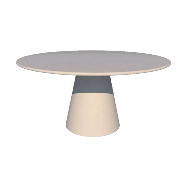 Concrete Taper Pool Pedestal Table