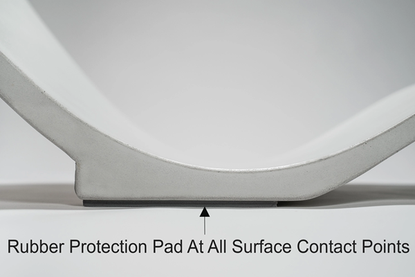 Double Curve Concrete Daybed