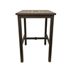 Square Bar Height Patio Table 