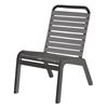 Malibu Armless Vinyl Strap Dining Chair	