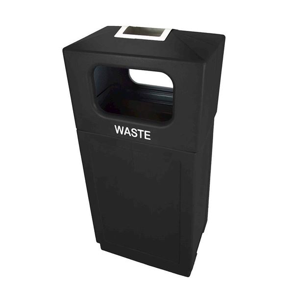 39-Gallon Ash Hood Top Waste Can