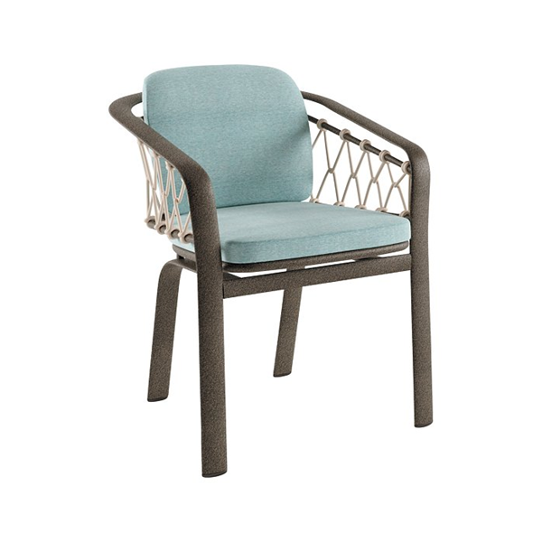Trelon Rope Patio Dining Chair