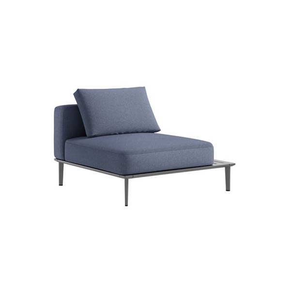 Platform Modular Lounge Chair w/ Left Table