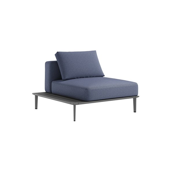 Platform Modular Lounge Chair w/ Right Table