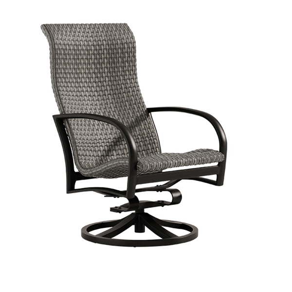 Ronde Woven High Back Bucket Swivel Rocker