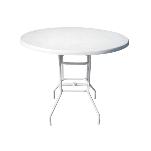 48" Fiberglass Bar Height Dining Table