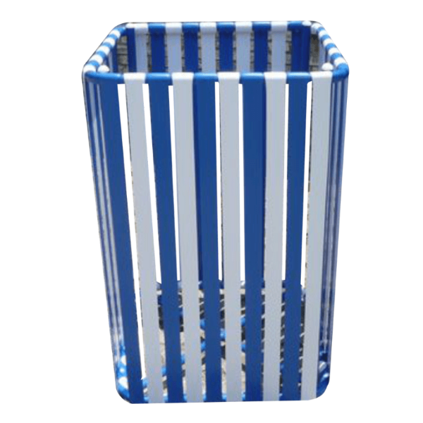 C-99 - 30 Gallon Vinyl Strap Trash Can Receptacle - Liner Not Included, 30 lbs.