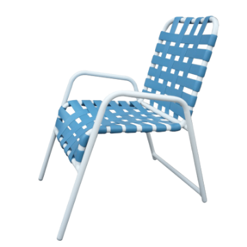 Commercial Vinyl Strap Chairs Hotel Pool Furniture - Pool Furniture Supply
