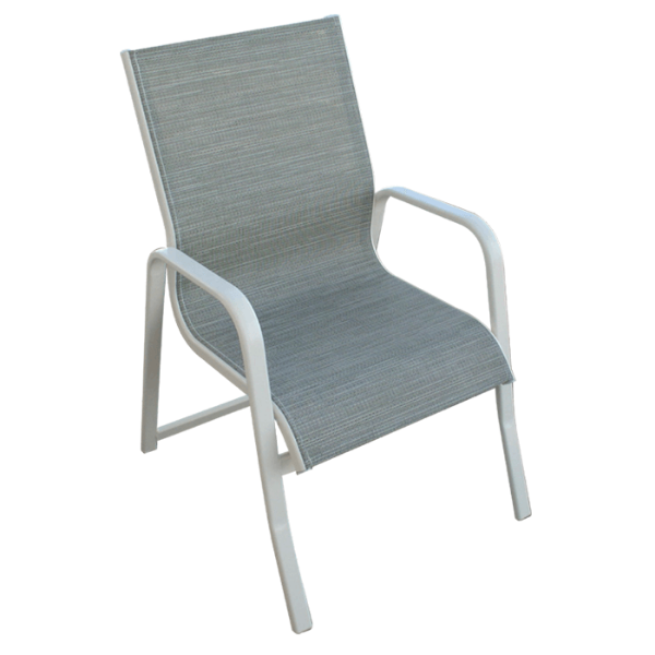 I-49 - Island Breeze Sling Stacking Patio Dining Chair, 10 lbs.