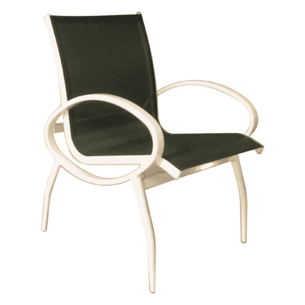 I-58 - Island Breeze Patio Sling Dining Chair with Solid Leg