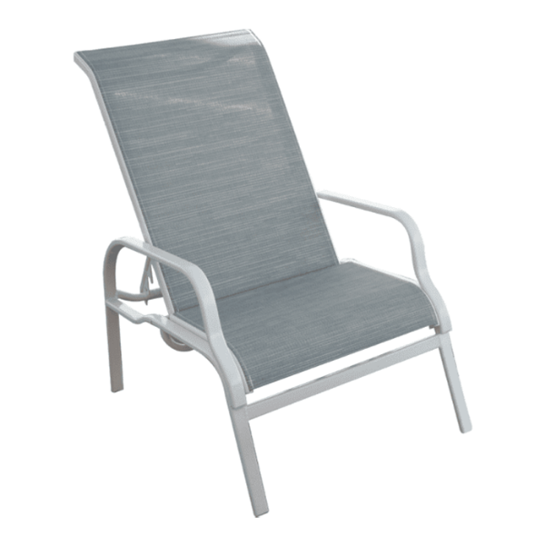I-90 - Island Breeze Sling Stacking Patio Dining Chair, 10 lbs.