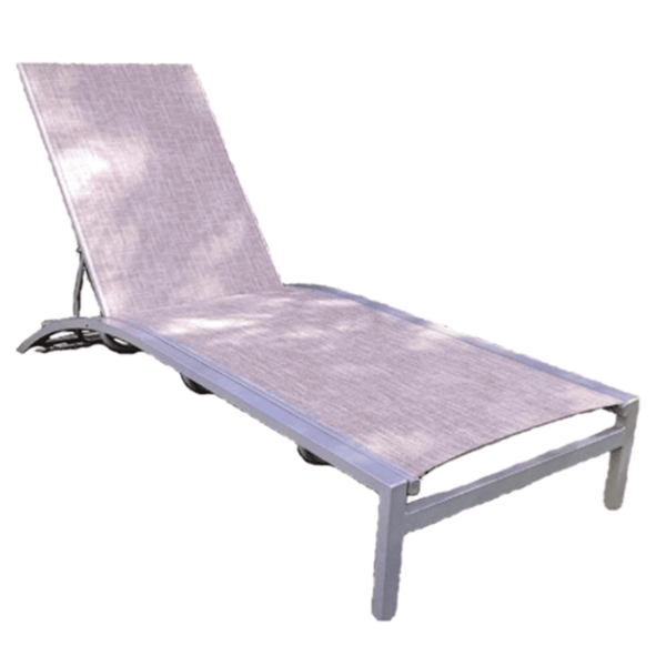 I-160 - Island Breeze Alpha II Stackable Sling Patio Chaise Lounge