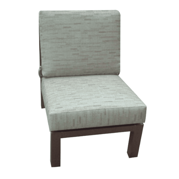 M-50CCU - Millennium Deep Seating Cushion Center Section Chair -  All Aluminum Frame