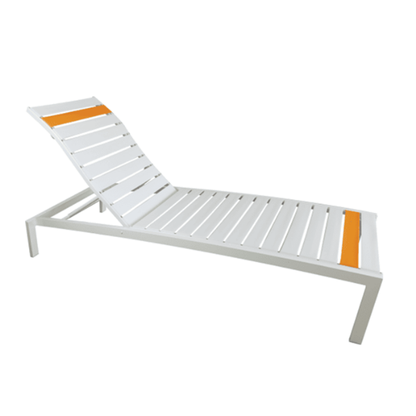 MC-150EZ - Micamy EZ Vinyl Strap Commercial Poolside Lounge Chair