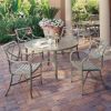 Picture of *Discontinued*Tropitone Palladian Strap Dining Chair - X-Back Aluminum 