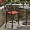 Picture of Tropitone BelMar Cast Aluminum Bar Stool for Pool Deck and Patios